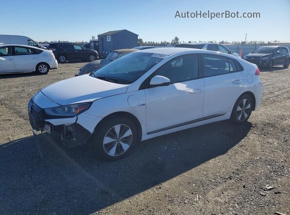 KMHC65LD7KU105620 2019 HYUNDAI IONIQ Белый Передняя левая четверть
