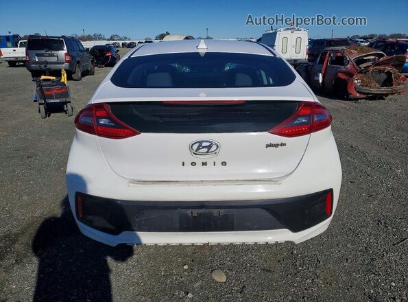 KMHC65LD7KU105620 2019 HYUNDAI IONIQ Белый Вид сзади