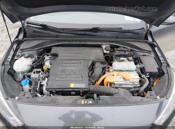 KMHC65LD8KU155068 2019 HYUNDAI IONIQ PLUG-IN HYBRID Серый Вид сзади