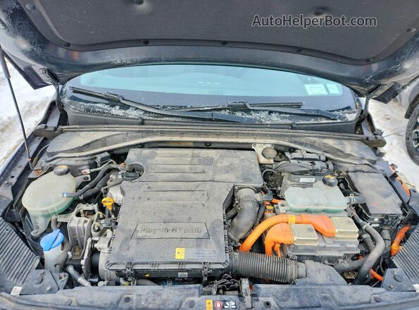 KMHC65LD8KU164336 2019 HYUNDAI IONIQ Черный Вид задней части салона