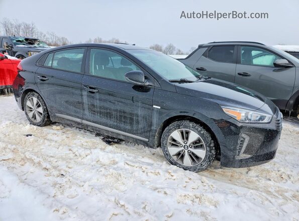 KMHC65LD8KU164336 2019 HYUNDAI IONIQ Черный Передняя правая четверть