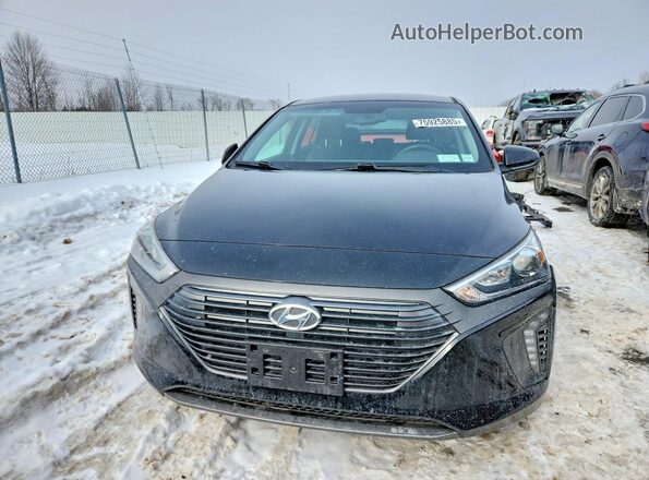 KMHC65LD8KU164336 2019 HYUNDAI IONIQ Черный Вид спереди