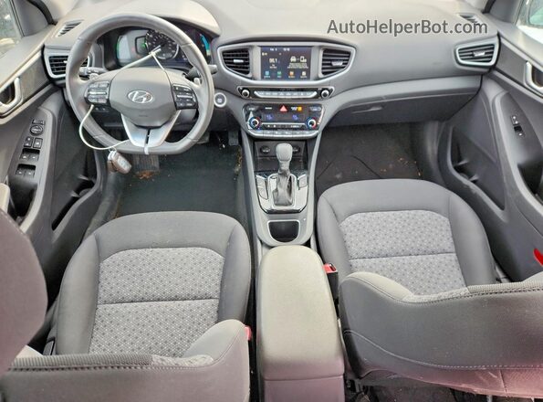KMHC65LD8KU164336 2019 HYUNDAI IONIQ Черный Вид панели приборов