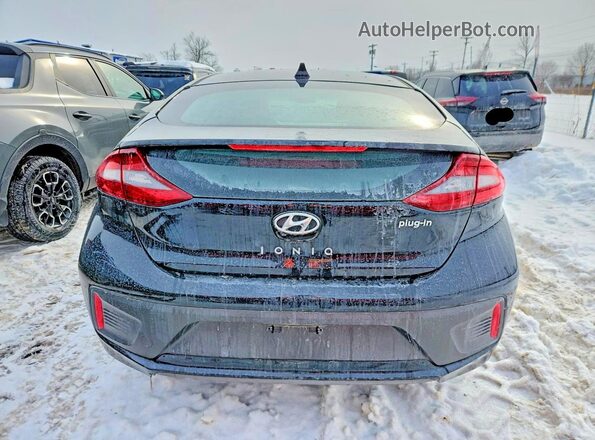 KMHC65LD8KU164336 2019 HYUNDAI IONIQ Черный Вид сзади