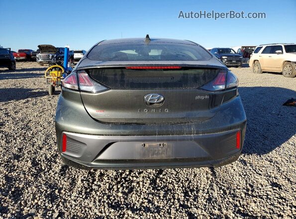 KMHC65LD8MU257103 2021 HYUNDAI IONIQ Угольный Вид сзади