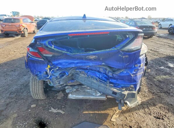 KMHC65LD9MU255361 2021 HYUNDAI IONIQ Синий Вид сзади
