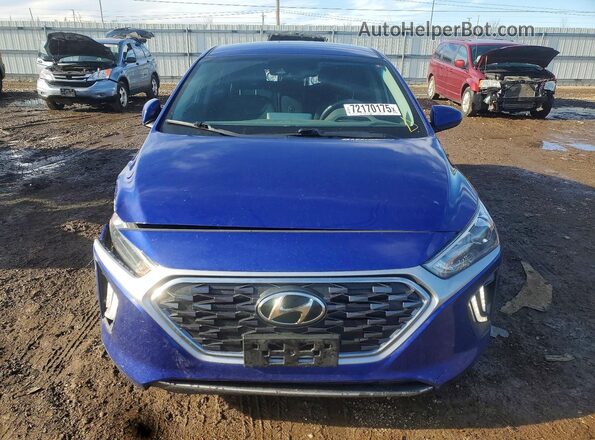 KMHC65LD9MU255361 2021 HYUNDAI IONIQ Синий Вид спереди