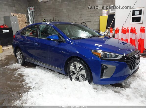 KMHC65LDXKU183941 2019 HYUNDAI IONIQ PLUG-IN HYBRID Blue Przód prawy