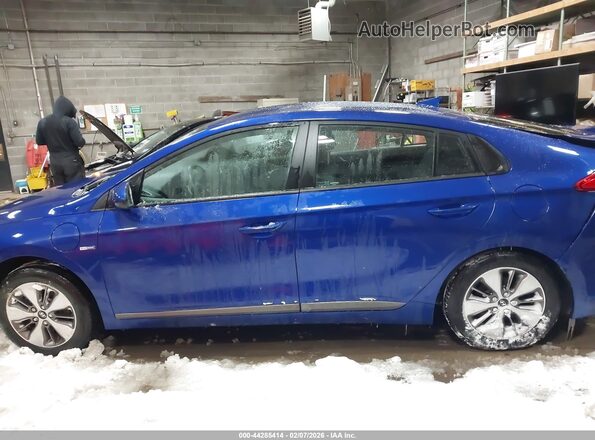 KMHC65LDXKU183941 2019 HYUNDAI IONIQ PLUG-IN HYBRID Blue Widok wnętrza 360 stopni