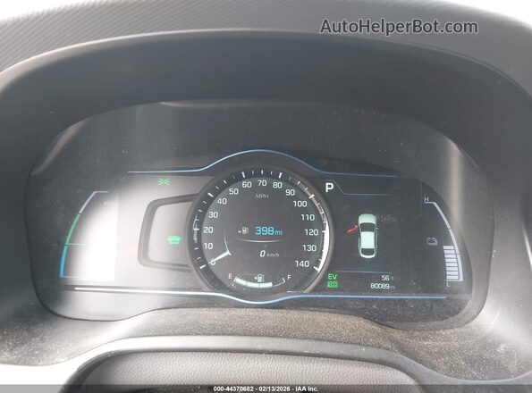 KMHC75LC0JU073208 2018 HYUNDAI IONIQ HYBRID Blue Vista de los asientos traseros