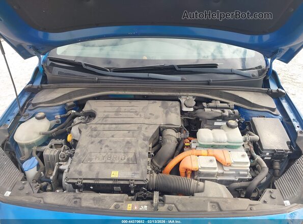 KMHC75LC0JU073208 2018 HYUNDAI IONIQ HYBRID Blue Vista trasera