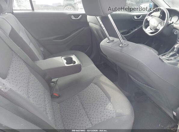 KMHC75LC0JU073208 2018 HYUNDAI IONIQ HYBRID Blue Vista de la etiqueta del VIN