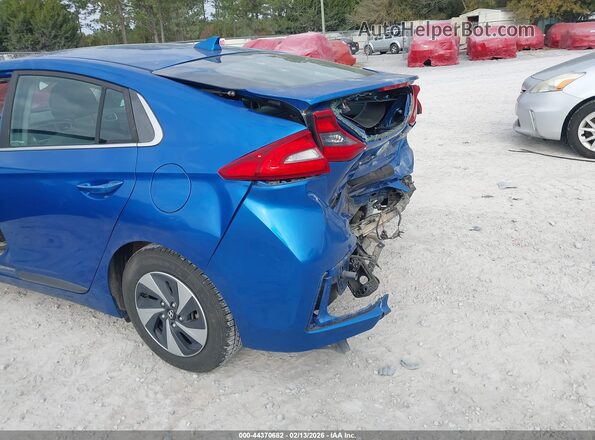 KMHC75LC0JU073208 2018 HYUNDAI IONIQ HYBRID Blue Vista frontal