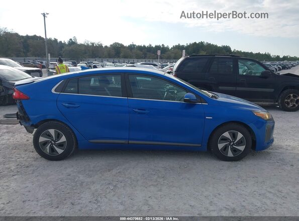 KMHC75LC0JU073208 2018 HYUNDAI IONIQ HYBRID Blue Vista interior trasera