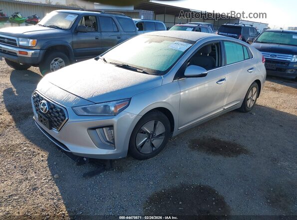 KMHC75LC0LU195893 2020 HYUNDAI IONIQ HYBRID Серебряный Передняя левая четверть