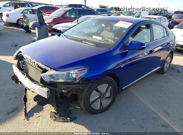 KMHC75LC0LU234790 2020 HYUNDAI IONIQ HYBRID Синий Передняя левая четверть