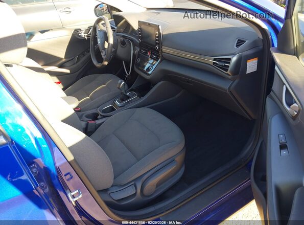 KMHC75LC0LU234790 2020 HYUNDAI IONIQ HYBRID Синий Вид салона спереди