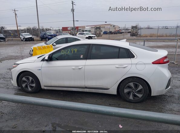KMHC75LC1KU116973 2019 HYUNDAI IONIQ HYBRID Белый Панорамный вид салона 360°