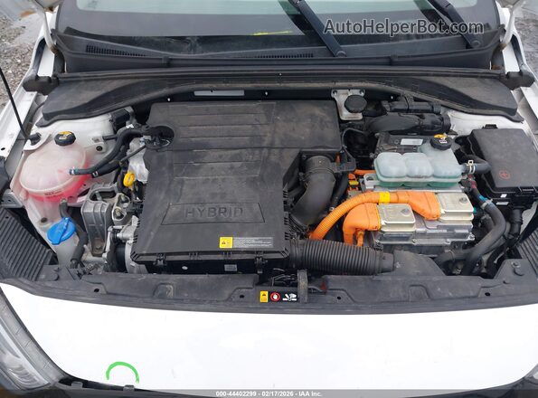 KMHC75LC1KU116973 2019 HYUNDAI IONIQ HYBRID Белый Вид сзади