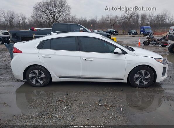 KMHC75LC1KU116973 2019 HYUNDAI IONIQ HYBRID Белый Вид задней части салона