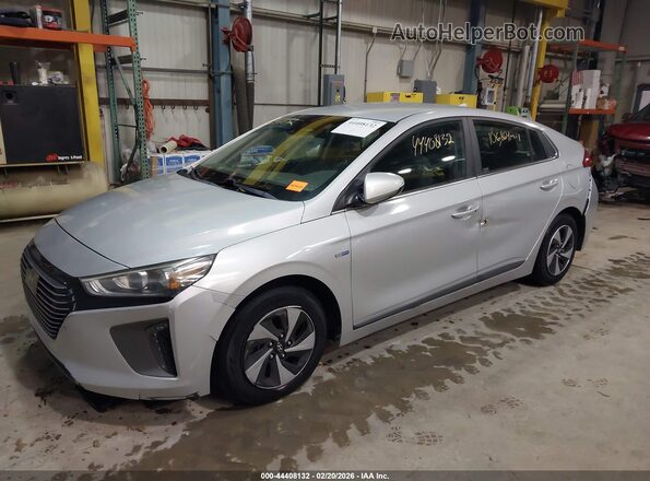 KMHC75LC2HU056422 2017 HYUNDAI IONIQ HYBRID Gray Передня ліва чверть