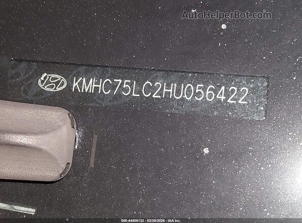 KMHC75LC2HU056422 2017 HYUNDAI IONIQ HYBRID Gray Вид підкапотного простору
