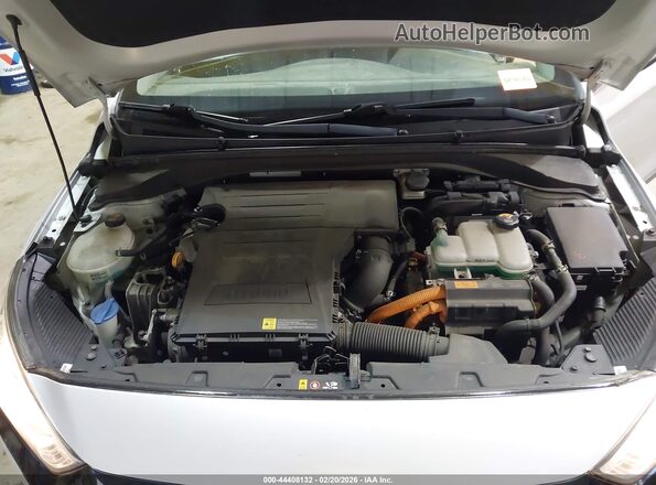 KMHC75LC2HU056422 2017 HYUNDAI IONIQ HYBRID Gray Вид ззаду