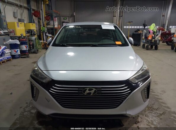 KMHC75LC2HU056422 2017 HYUNDAI IONIQ HYBRID Gray Вид щитка приладів