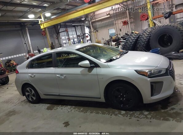 KMHC75LC2HU056422 2017 HYUNDAI IONIQ HYBRID Gray Вид задньої частини салону