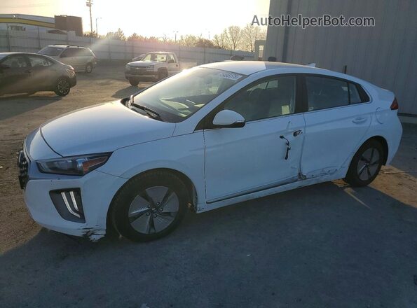 KMHC75LC2NU282603 2022 HYUNDAI IONIQ White წინა მარცხენა ხედი სამი მეოთხედიდან