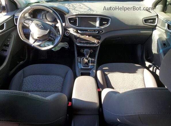 KMHC75LC3JU065958 2018 HYUNDAI IONIQ Gray წინა პანელის ხედი