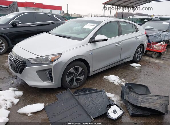 KMHC75LC4HU047902 2017 HYUNDAI IONIQ HYBRID Белый Передняя левая четверть