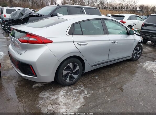 KMHC75LC4HU047902 2017 HYUNDAI IONIQ HYBRID Белый Задняя правая четверть