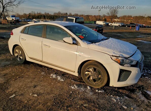 KMHC75LC4JU083188 2018 HYUNDAI IONIQ White Delantero derecho