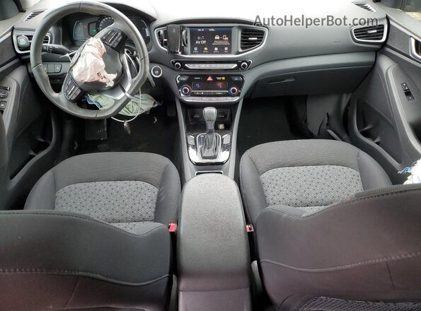 KMHC75LC5HU026234 2017 HYUNDAI IONIQ Серый Вид панели приборов
