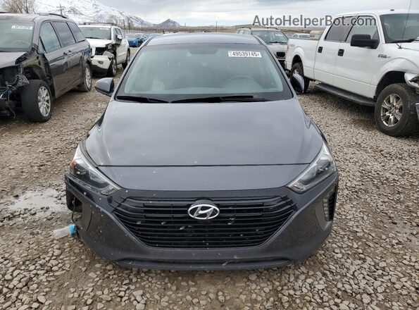 KMHC75LC5HU026234 2017 HYUNDAI IONIQ Серый Вид спереди