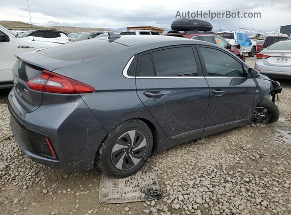 KMHC75LC5HU026234 2017 HYUNDAI IONIQ Серый Задняя правая четверть