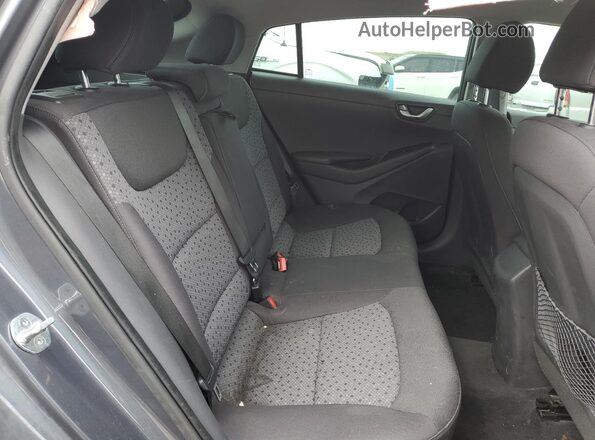 KMHC75LC5HU026234 2017 HYUNDAI IONIQ Серый Вид задних сидений