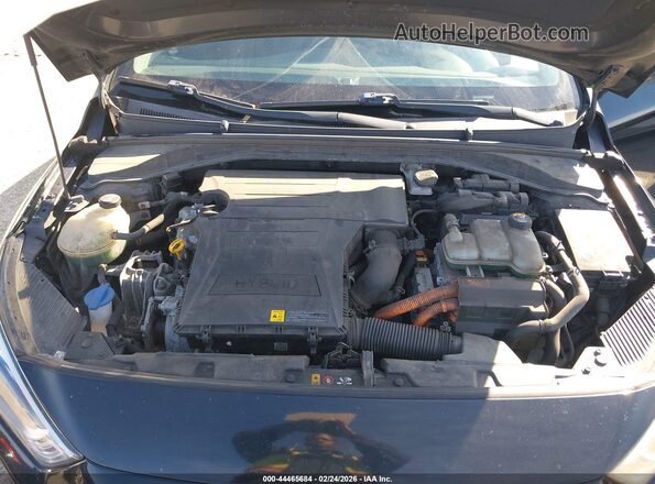 KMHC75LC5HU031577 2017 HYUNDAI IONIQ HYBRID Черный Вид сзади