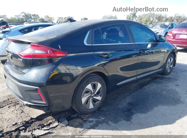 KMHC75LC5HU031577 2017 HYUNDAI IONIQ HYBRID Черный Задняя правая четверть