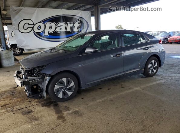 KMHC75LC5JU091185 2018 HYUNDAI IONIQ Угольный Передняя левая четверть