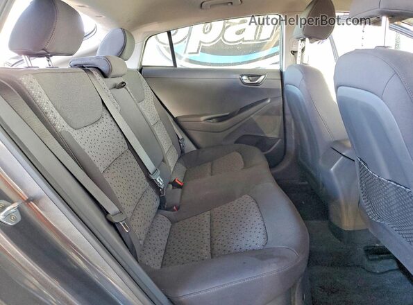 KMHC75LC5JU091185 2018 HYUNDAI IONIQ Угольный Вид задних сидений