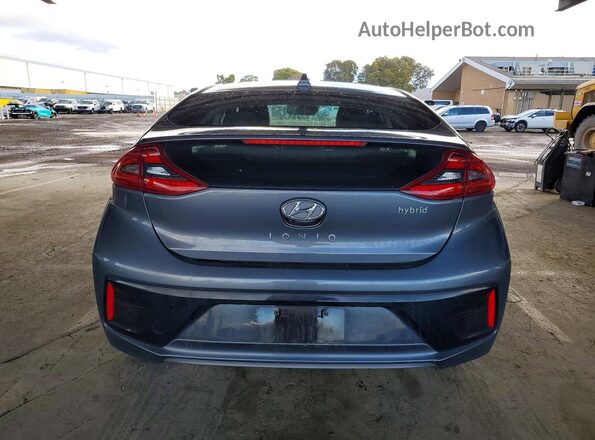 KMHC75LC5JU091185 2018 HYUNDAI IONIQ Угольный Вид сзади