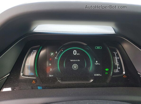 KMHC75LC5NU270610 2022 HYUNDAI IONIQ Угольный Вид щитка приборов