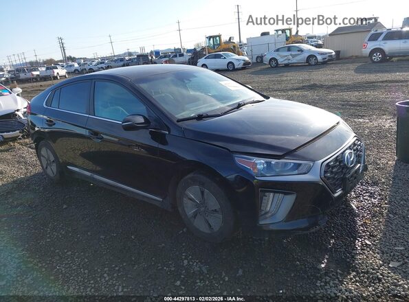 KMHC75LC6NU282782 2022 HYUNDAI IONIQ HYBRID Черный Передняя правая четверть