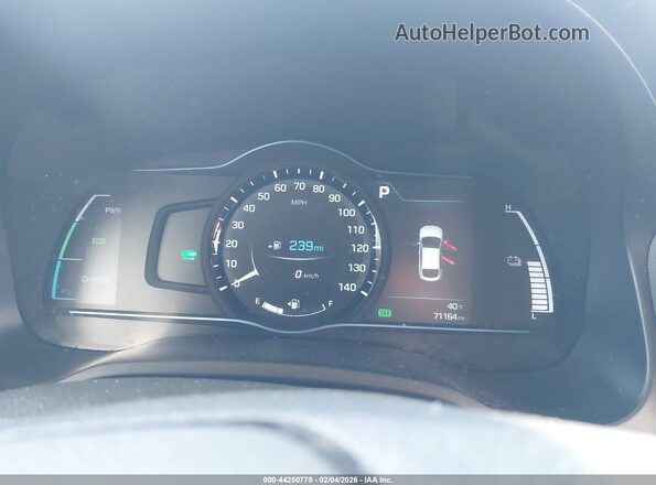 KMHC75LC7HU048199 2017 HYUNDAI IONIQ HYBRID Blue Vista de los asientos traseros
