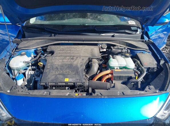 KMHC75LC7HU048199 2017 HYUNDAI IONIQ HYBRID Blue Vista trasera