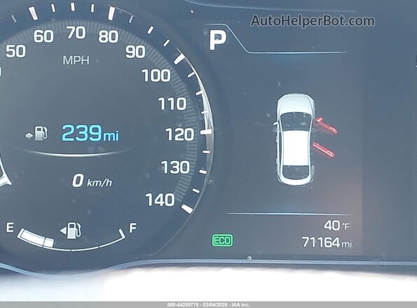 KMHC75LC7HU048199 2017 HYUNDAI IONIQ HYBRID Blue 