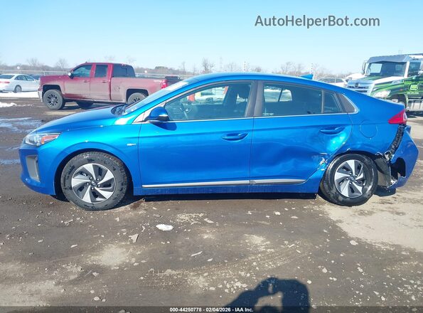 KMHC75LC7HU048199 2017 HYUNDAI IONIQ HYBRID Blue Vista interior de 360 grados