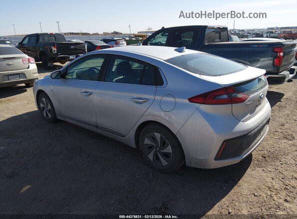 KMHC75LC7JU063906 2018 HYUNDAI IONIQ HYBRID Silver Trasero izquierdo